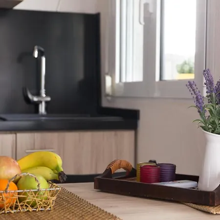 Ground Floor Beachfront Apartment, Fourka アパート フォルカ